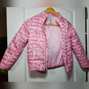 Disney Pink Jacket with Princess Script